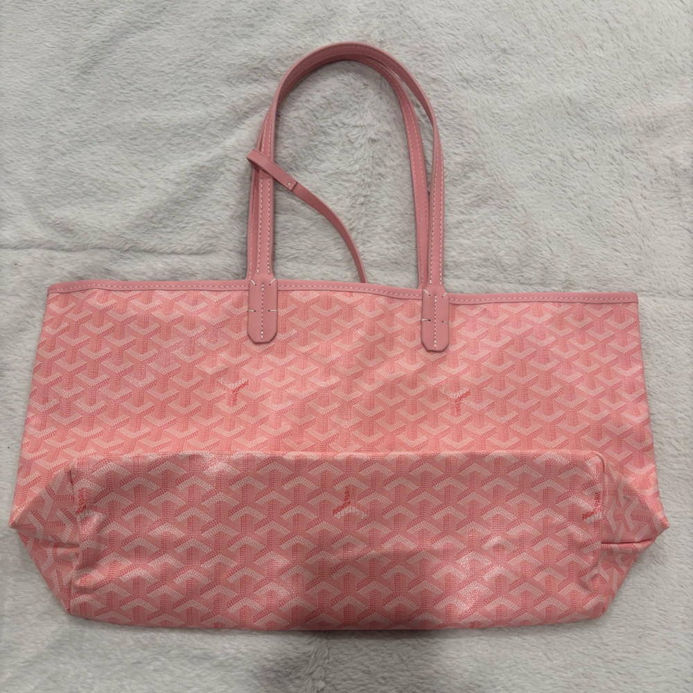 large pink goyard tote
